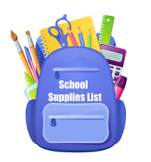  2025-26 School Supply Lists